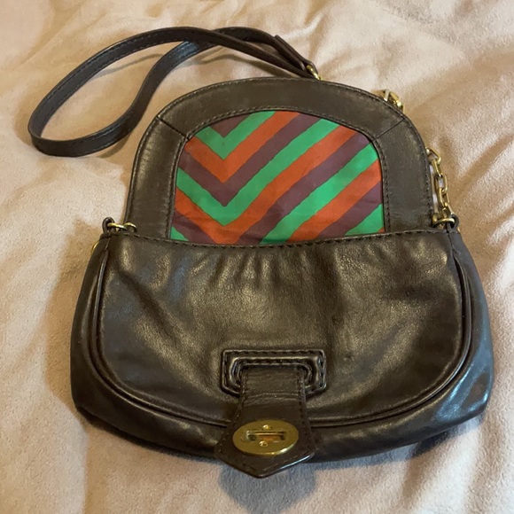 Marc Jacobs dark brown leather crossover bag - Picture 5 of 7